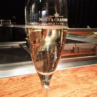 鉄板焼　利花苑 - モエで乾杯♪