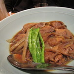 博多海鮮 雅 - 次はブリのアラ炊き。
            