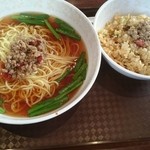 玉龍 - 台湾ラーメン＋台湾チャーハンセット