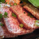 炭火焼肉 こうしん - 究極盛りカルビ