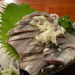 やきとりかどちゃん - （2010/6月）注文後さばいて出してくれた「いわし刺」