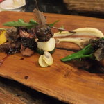 シクラメンテ - スコットランド産雷鳥のお料理(角度を変えて)