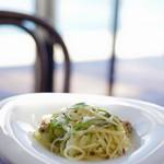 パスタ フレスカ ダンメン - あさりと白ネギのスパゲティ　　￥1.050