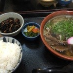 Terakoya - しっぽくそば定食８１０円（税込）