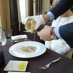 ブルガリ イル・リストランテ ルカ・ファンティン - トリュフ大きいですねぇ・・　