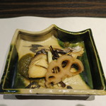 寒鰆の焼物 九条ねぎソース