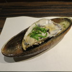 割烹 清風 - 蒸し牡蠣