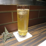 割烹 清風 - 梅酒 うぐいすとまり 鶯とろソーダ割り