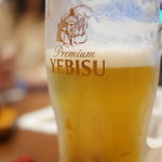 Restaurant Amigo - 生ビール（エビス）