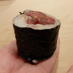 初音鮨 - 鉄火巻き(贅沢にもこれまで出されたマグロをたっぷりと）