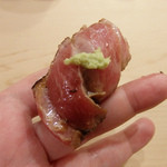 初音鮨 - 大トロ漬け、炙り