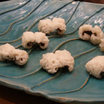 初音鮨 - 淡路ハモ(朝6時半に〆たもの。神経を抜いている。ブリブリな食感）