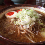 らーめん 田中家 - 札幌味噌ラーメン 味玉トッピング