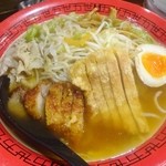 万世麺店 - 「全部入麺」（1100円）