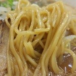 中華そば かど家 - 麺アップ