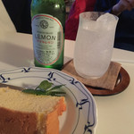 time&space 愛宕下 - ダイヤモンドレモン(シフォンケーキ付き)700円