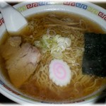 米沢ラーメン すえひろ - 中華そば　大盛り、　削り節香る