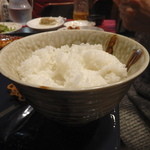 中華食堂 くろ - 2015.12　ライス（大盛り）
