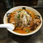 カラシビ味噌らー麺 鬼金棒 - カラシビ味噌ラーメン 普通