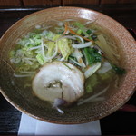 らーめん 一心 - 激うま野菜ラーメン（塩）９３０円