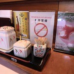 炭火焼うなぎ 東山物産 - 追加タレと山椒