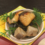 日本料理 樹 - 鰆の幽庵焼きと海老芋の唐揚げ
