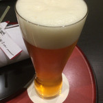日本料理 樹 - まずは生ビール