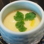 グルメ回転すし　一心 - ランチの茶碗蒸し