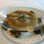 オーベックファン神戸 - イベリコ頰肉のスープ すいとん風