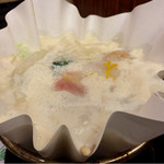 舞花 - 夜のおまかせ5品の豆乳紙鍋