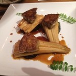 味とく家 - 茄子とフォアグラ,穴子