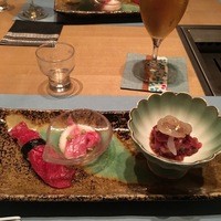 旅亭 まんぷく 六本木ヒルズ店 - 前菜三種盛り