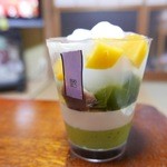 京はやしや - 【抹茶パフェあんみつ…540円】♫2015/12