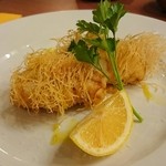 Ristorante Martello - 赤目フグ カダイフ包揚げ。