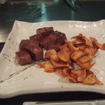 ロースとにんにくスライス