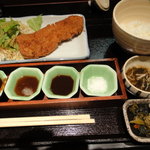 Kushinosuke Kura - マロン豚 とんかつ定食 ￥1200