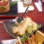 釜めし 奈加 - 宴会料理　鮭ハラス焼き