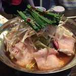 縁家 - 2015.12. もつ鍋ピリ辛味噌味