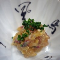 鮨いずみ - 鯵のなめろう