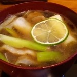 蕎麦切り あなざわ - 鴨汁