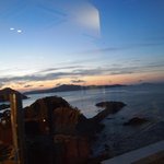 ホテルいじか荘 - ロビーから見た夕焼け