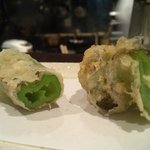 天ぷら　酒菜　醍醐 - 万願寺唐辛子・・。
