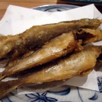 立ち呑み 魚平 - 「小あじの唐揚げ」