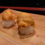 丸萬寿司 - 2015.12)うに