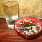 にし川 - ワカメスープ