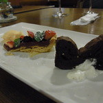 ビストロ パラディ - 2015.12)デザート。これにコーヒーもつきます