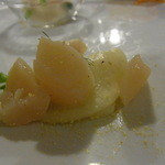 ビストロ パラディ - 2015.12)前菜のホタテ