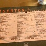 RUENTON COFFEESHOP - メニュー