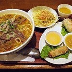 フォーハノイカンパーニュ - 牛すじコラーゲンスープ麺セット　1124円　（＾＾