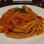 Bar K6 - エビのトマトクリームパスタ